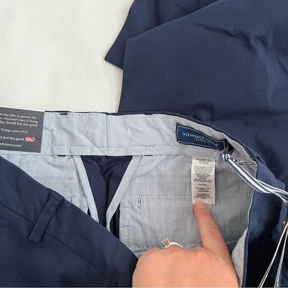 Vineyard vines NWT commodore pant navy men’s size 30 by 32 inseam - Picture 5 of 5